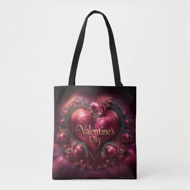 Valentine’s Day Tote Bag | Romantic, Cute (Vorderseite)