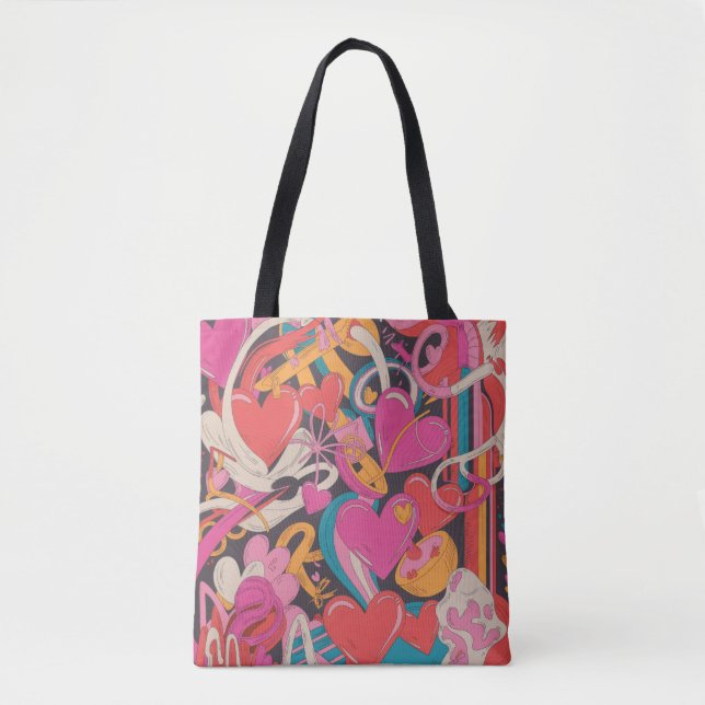 Valentine’s Day Tote Bag | Romantic, Cute (Vorderseite)