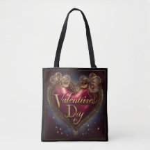 Valentine’s Day Tote Bag | Romantic, Cute