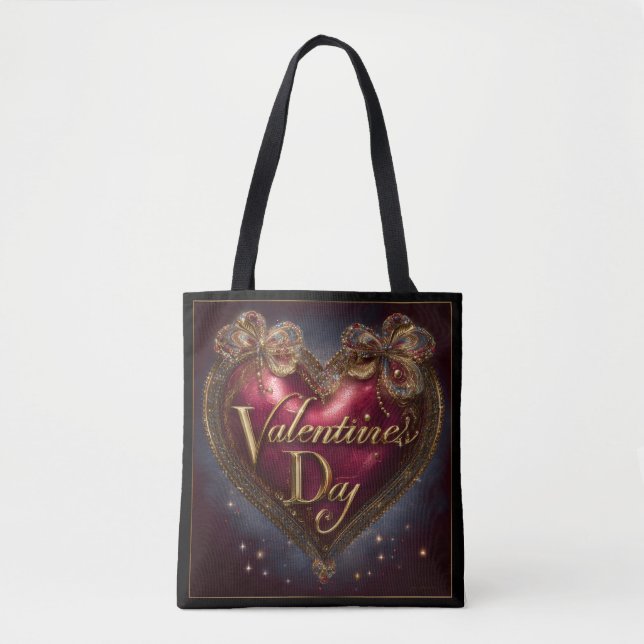 Valentine’s Day Tote Bag | Romantic, Cute (Vorderseite)