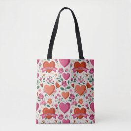 Valentine’s Day Tote Bag | Romantic, Cute