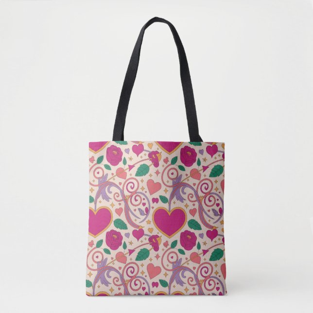 Valentine’s Day Tote Bag | Romantic, Cute (Vorderseite)