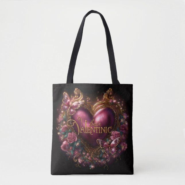 Valentine’s Day Tote Bag | Romantic, Cute (Vorderseite)