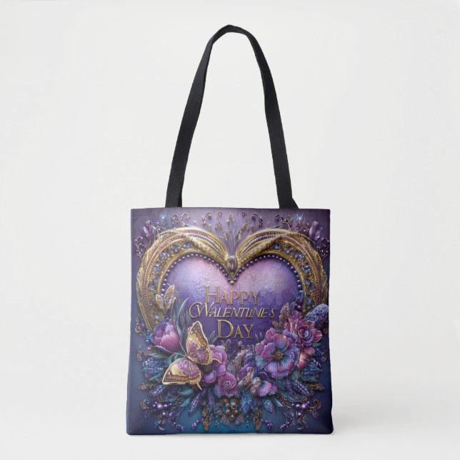Valentine’s Day Tote Bag | Romantic, Cute (Vorderseite)