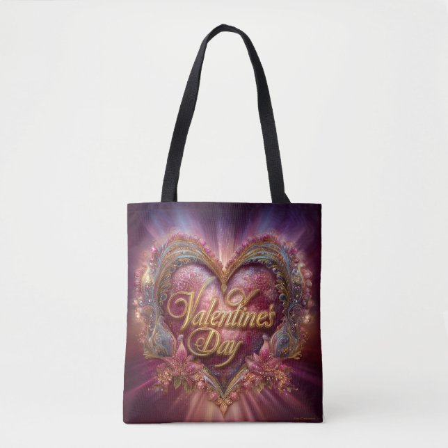 Valentine’s Day Tote Bag | Romantic, Cute (Vorderseite)