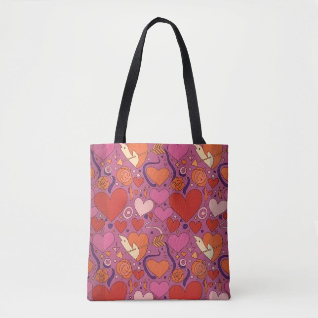 Valentine’s Day Tote Bag | Romantic, Cute (Vorderseite)