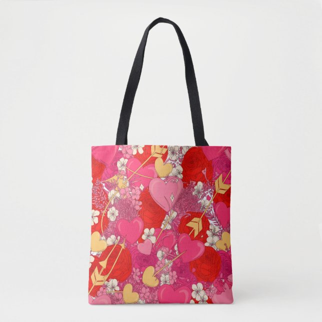 Valentine’s Day Tote Bag | Romantic, Cute (Vorderseite)
