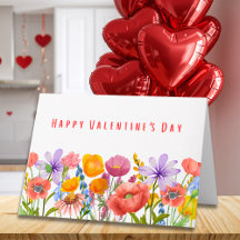 Valentine’s for Him - Romantic Flowers Heart Love