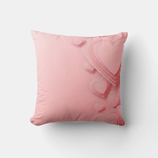 valentine sale background with hearts kissen (Vorderseite)