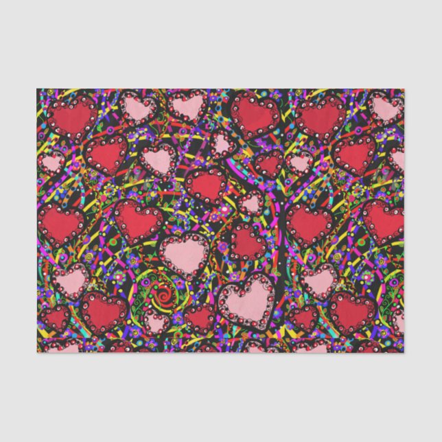 Valentine Seidenpapier (Vorderseite)