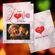 Valentine sendet dir Liebe-Fotokarte