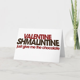 Valentine Shmalintine Feiertagskarte