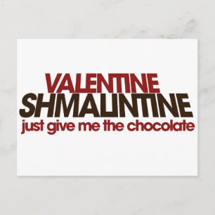 Valentine Shmalintine Feiertagspostkarte