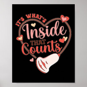 Valentine Sonographie Tech Heart Transducer Ultras Poster