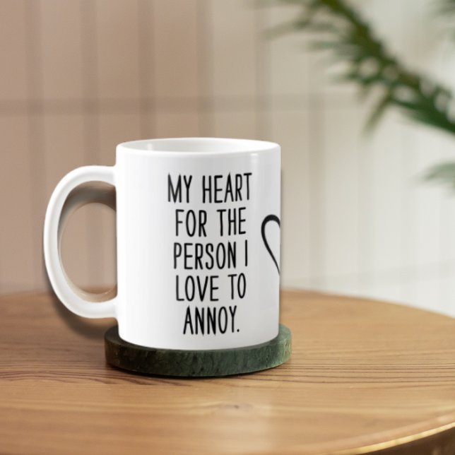 Valentine Special Tasse (Funny White heart Valentine's Day Special Mug 
)