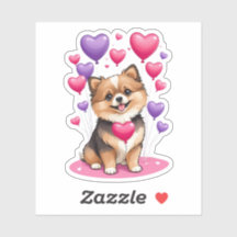 Valentine Spitz 3" x 3" Vinyl Stickers