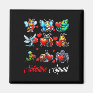 Valentine Squad Insekten Biene Schmetterling Marie Magnet