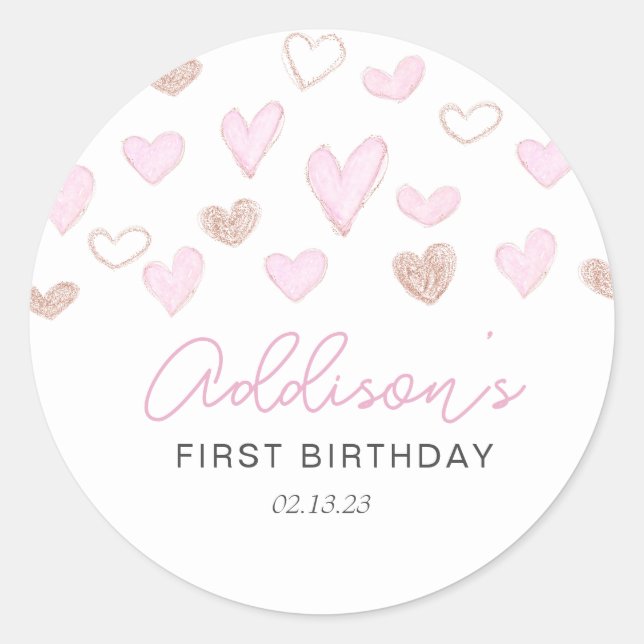 Valentine Stickers (Vorderseite)