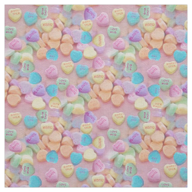 Valentine Süßwarenstoffe Stoff (Muster)