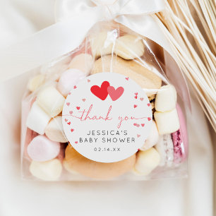 Valentine Sweetheart Baby Dusche Gefallen Sticker