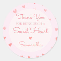 Valentine Sweetheart Pink Peach Herzen Geburtstag