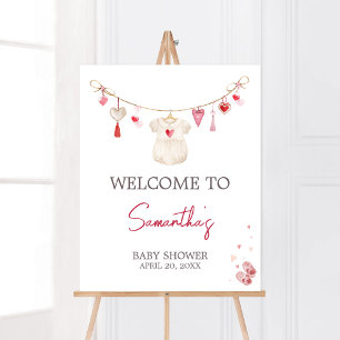 Valentine Sweetheart Willkommen Poster
