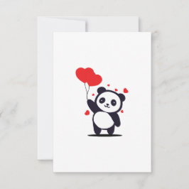 Valentine Taddy RSVP Karte