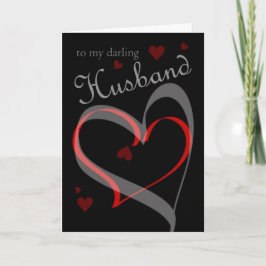 Valentine-Tageskarte für Schwarz mit Rose Feiertagskarte