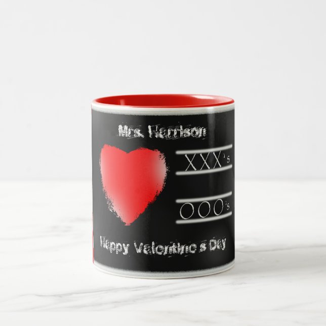 Valentine Tasse für Lehrer (Mittel)