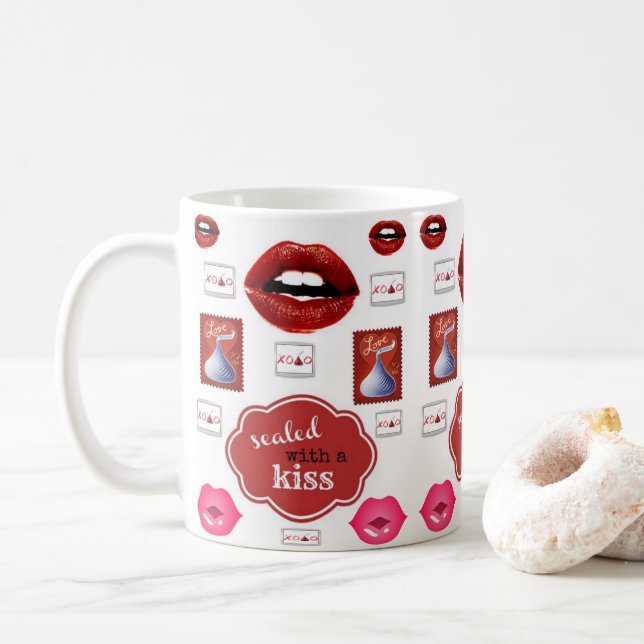 Valentine-Tasse Tasse (Mit Donut)