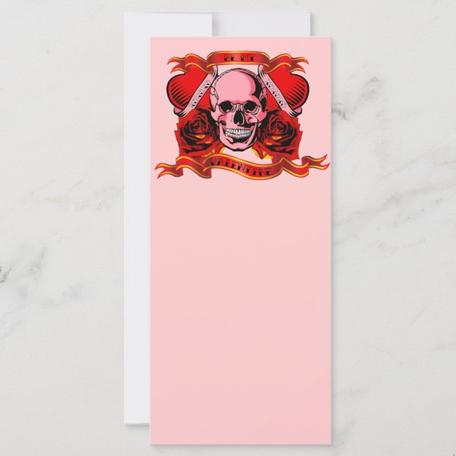 Valentine Tattoo Skull Hearts (Vorderseite)