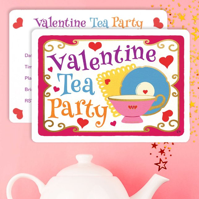 Valentine Tea Party Einladung (Von Creator hochgeladen)