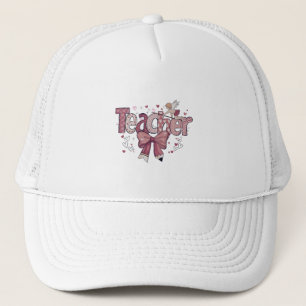 Valentine Teacher Baseball & Trucker Hat - Coquett Truckerkappe