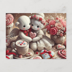 Valentine Teddy Bären Postkarte