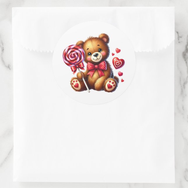 Valentine Teddy Stickers (Tasche)