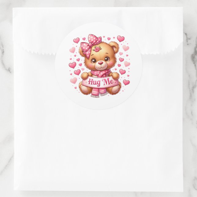 Valentine Teddy Stickers (Tasche)