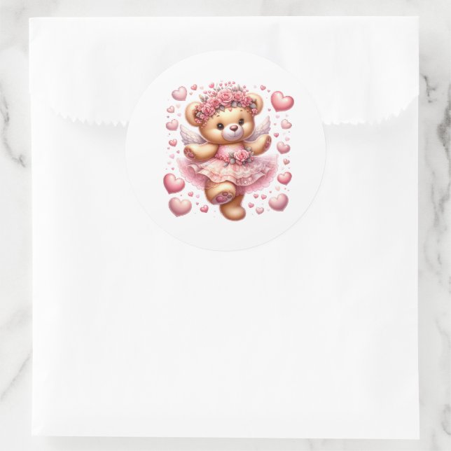 Valentine Teddy Stickers (Tasche)