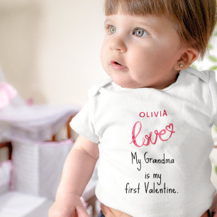 Valentine Theme Red Liebe Neugeborener-Kleinkind B Baby Strampler