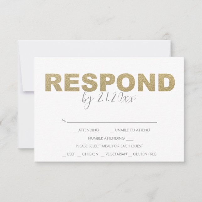 Valentine Theme Reply RSVP Cards Karte (Vorderseite)