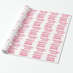 Valentine Tipp: Hakuna Matata Funny Text Art Print Geschenkpapier