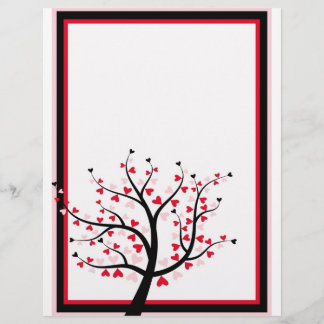 Valentine Tree Letterhead