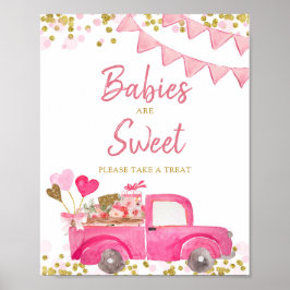 Valentine Truck Sweetheart Bitte nehmen Sie eine L Poster