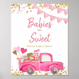 Valentine Truck Sweetheart Bitte nehmen Sie eine L Poster