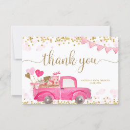 Valentine Truck Sweetheart Dankeschön Karte