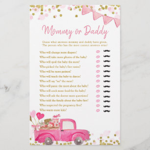 Valentine Truck Sweetheart Mommy oder Daddy