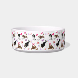 Valentine und Liebe Cavalier Dog Bowl Napf