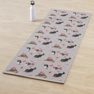 Valentine und Liebe Cavalier Yoga Mat Yogamatte