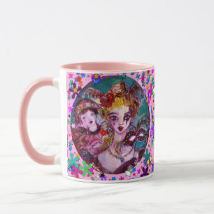VALENTINE VENEZIANISCH MASQUERADE MASCHINE UND CON TASSE