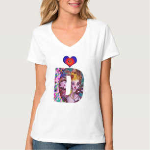 VALENTINE VENEZIANISCH MASQUERADE MONOGRAM D SCHRE T-Shirt