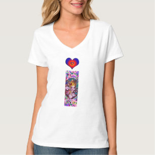 VALENTINE VENEZIANISCH MASQUERADE MONOGRAM I SCHRE T-Shirt